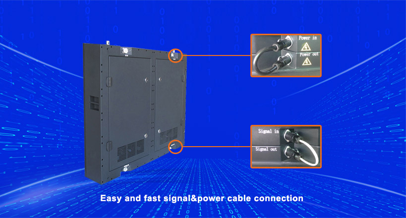 advertising led display cabinet